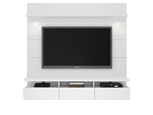 Manhattan comfort cabrini Theater Panel 1.8 collection TV Stand with Drawers Floating Wall Theater Entertainment center 71.25 L 