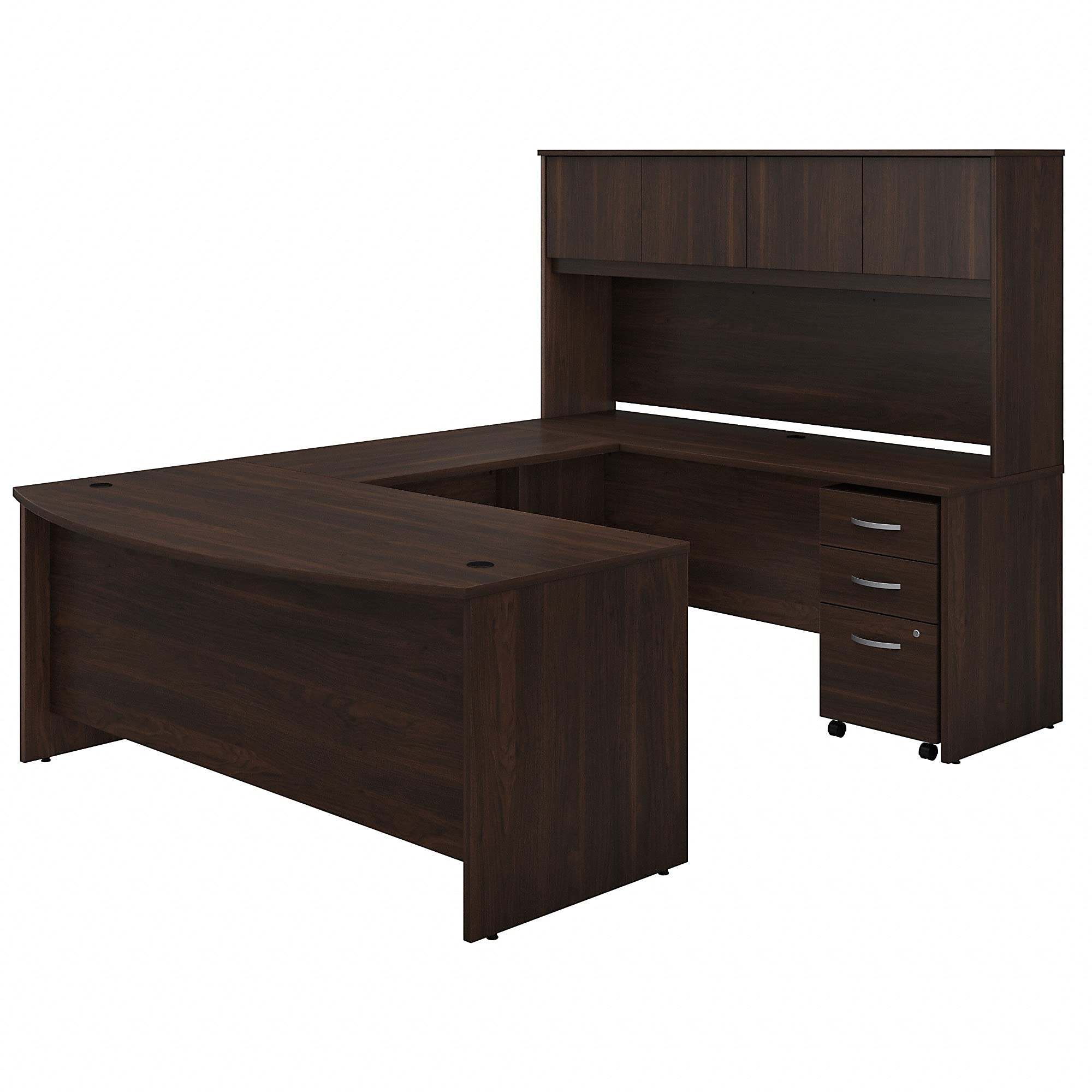 STC003BWSU Bush Business Furniture Studio c U Shaped Desk with Hutch