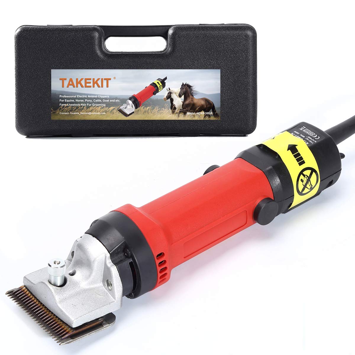 TakeKit Horse clippers Professional Electric Animal grooming Kit for
