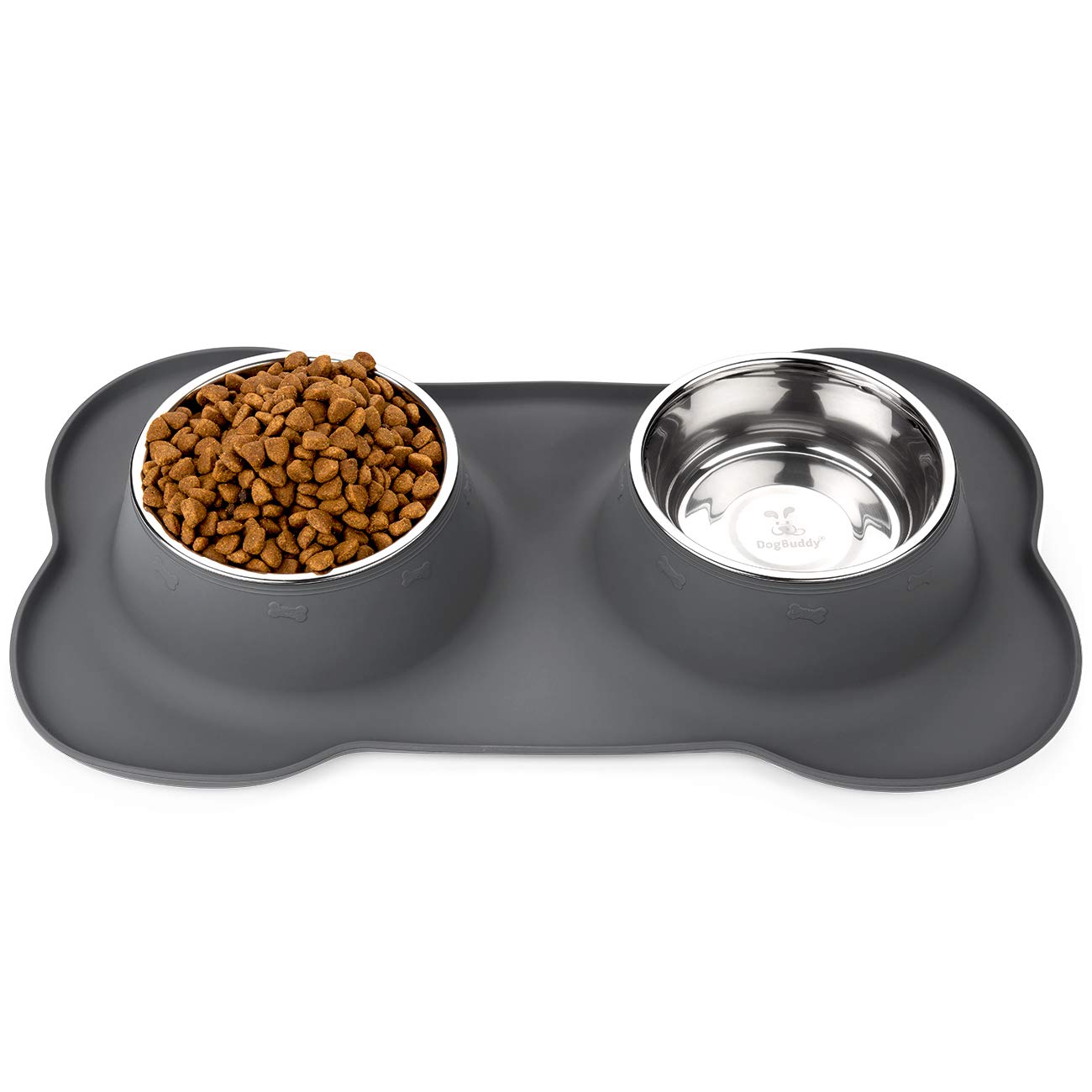 DogBuddy Dog Bowls Dog Bowl for Food & Water Dog Food Bowls for Medium &  Large Dogs Stainless Steel Dog Bowls Dog Feeder with Do