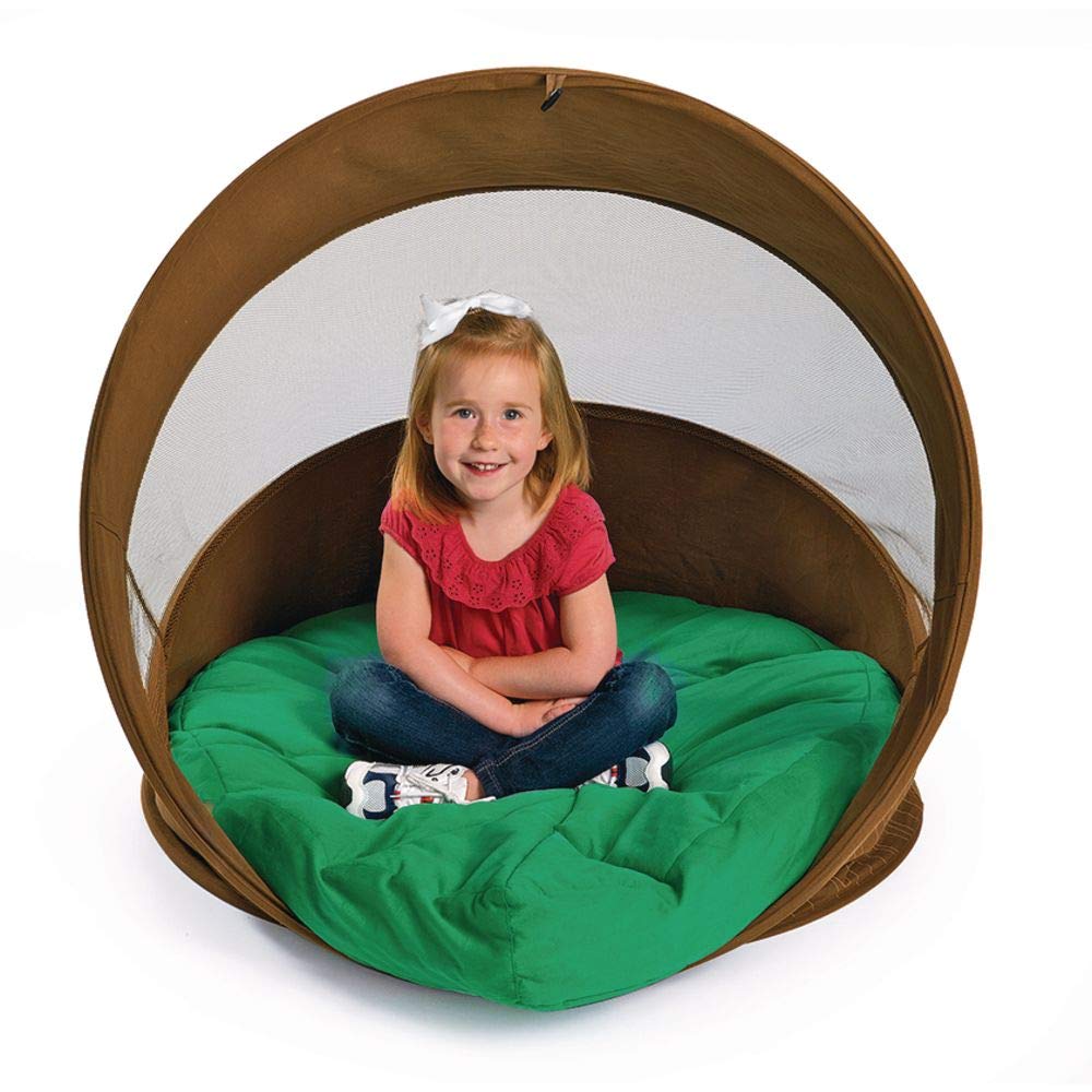 Environments Hideaway Log chair with cushion by Environments Portable PopUp Woodland Play Tent
