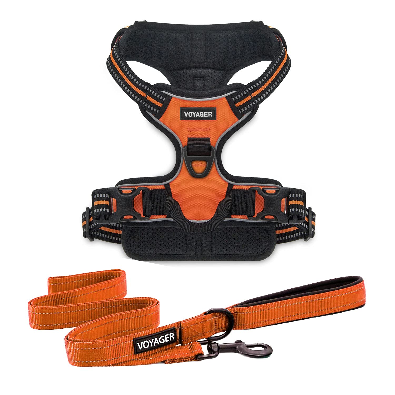 Best pet voyager dog harness dual leash attachment no pull control