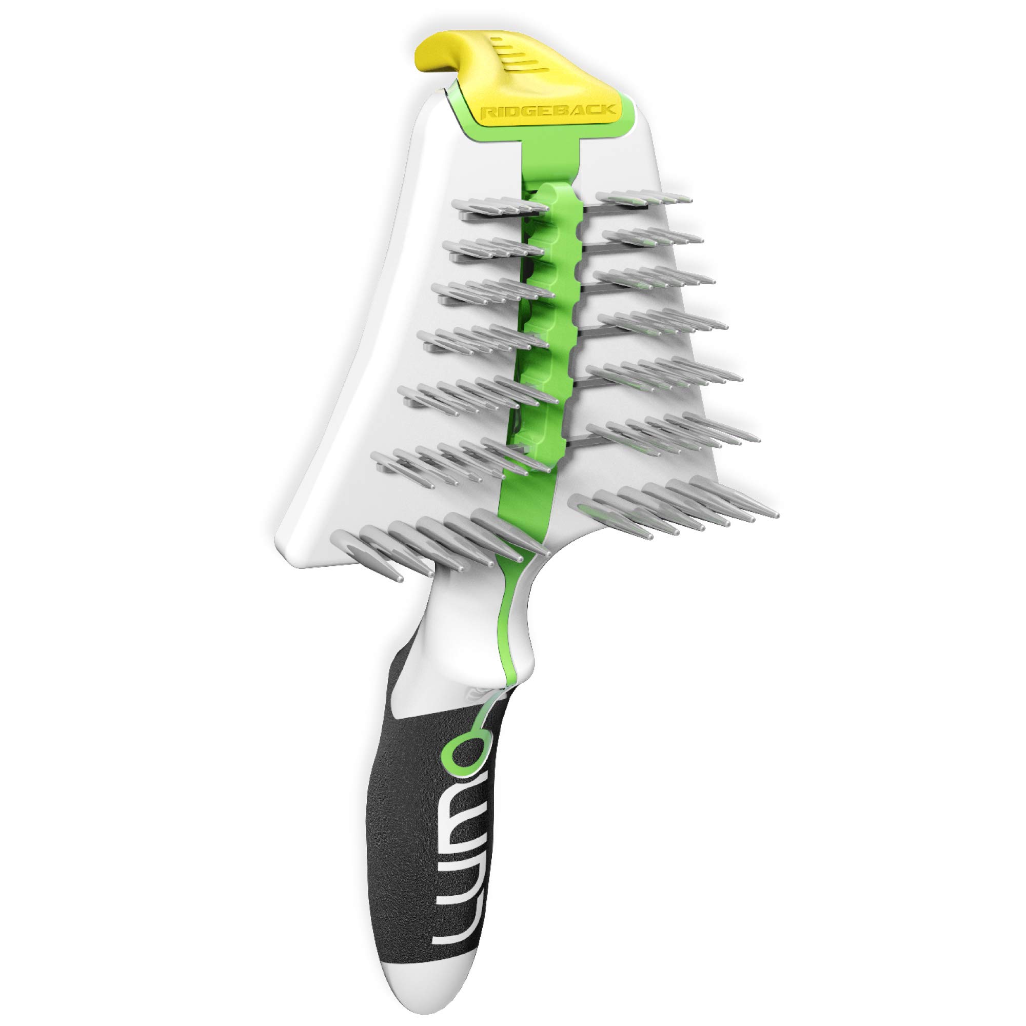 LUMO: All-in-one Self-cleaning Pro Quality grooming Tool for Long Haired Pets (e.g. golden Retriever Husky)