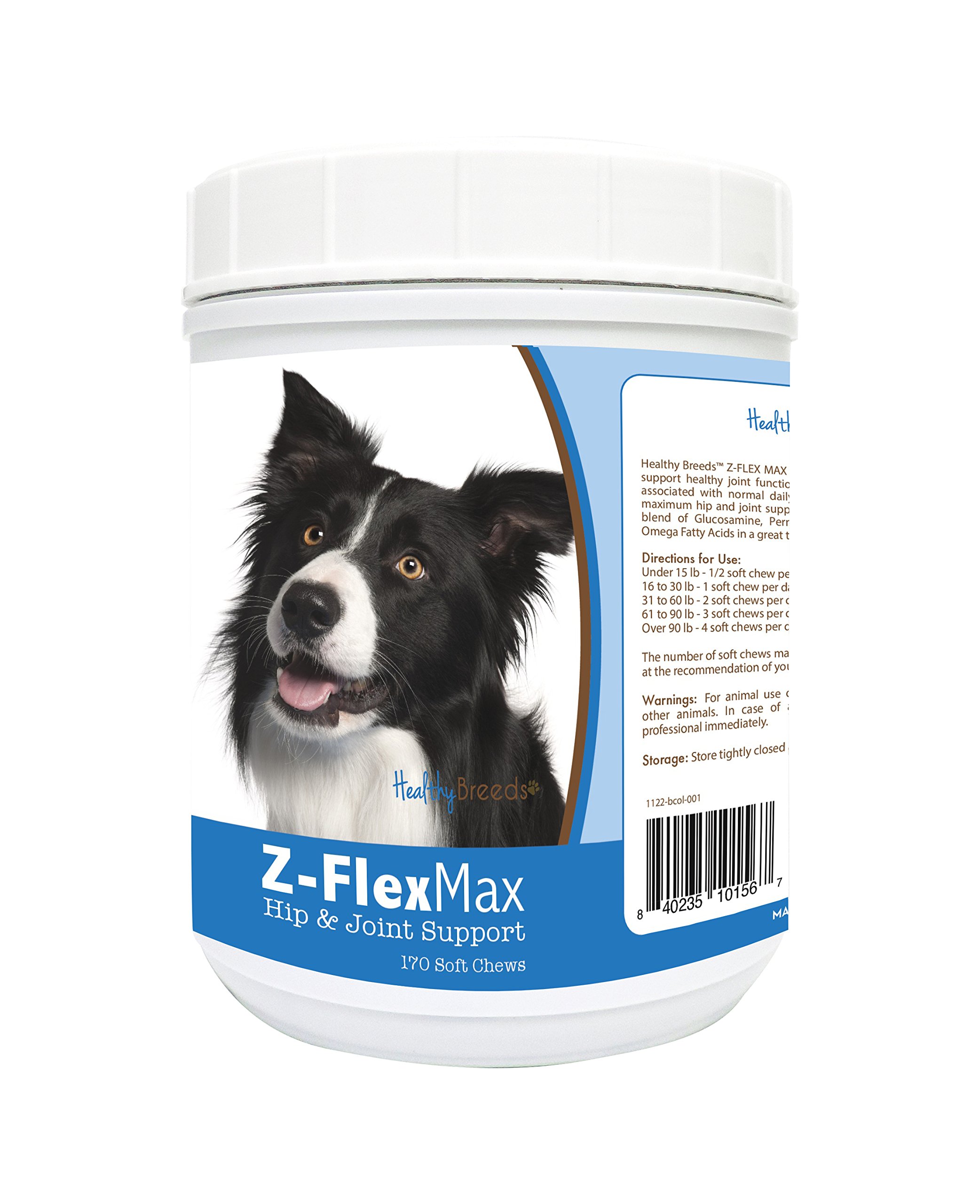 Healthy Breeds Border collie Z-Flex Max Hip and Joint Soft chews 170 count