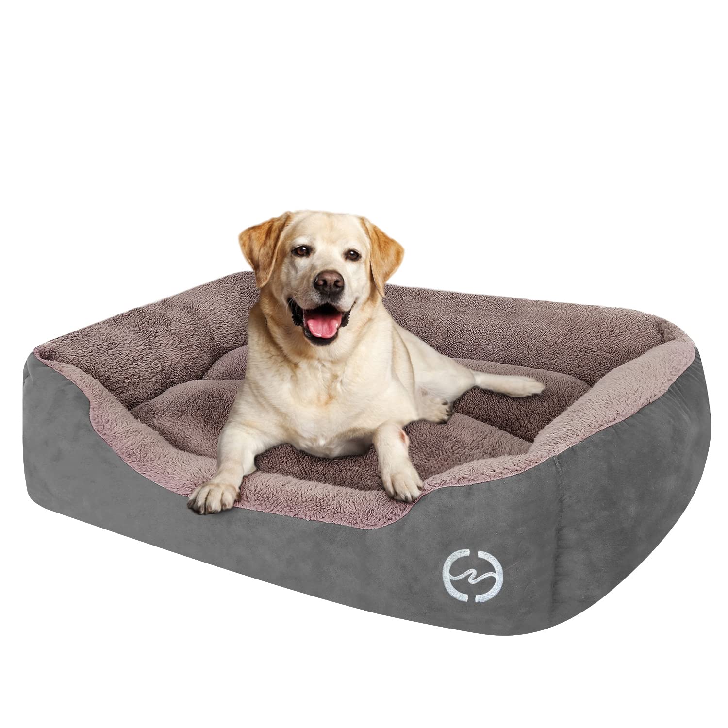 PUPPBUDD Dog Beds for Medium Dogs Rectangle Washable Dog Bed comfortable and Breathable Pet Sofa Warming Orthopedic Dog Bed for 
