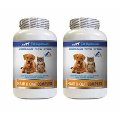 Pet Supplements Dog Healthy coat Vitamins - Pets Hair and coat complex - for Dogs and cats - Advanced Benefits - Itch Relief - Dog Vitamins Seni