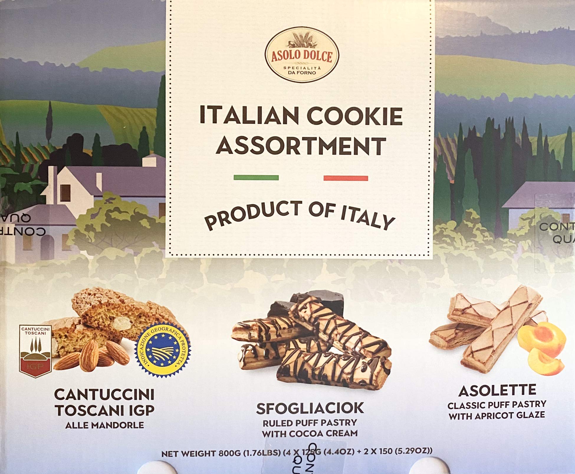 ASOLO DOLcE ITALIAN cOOKIE ASSORTMENT