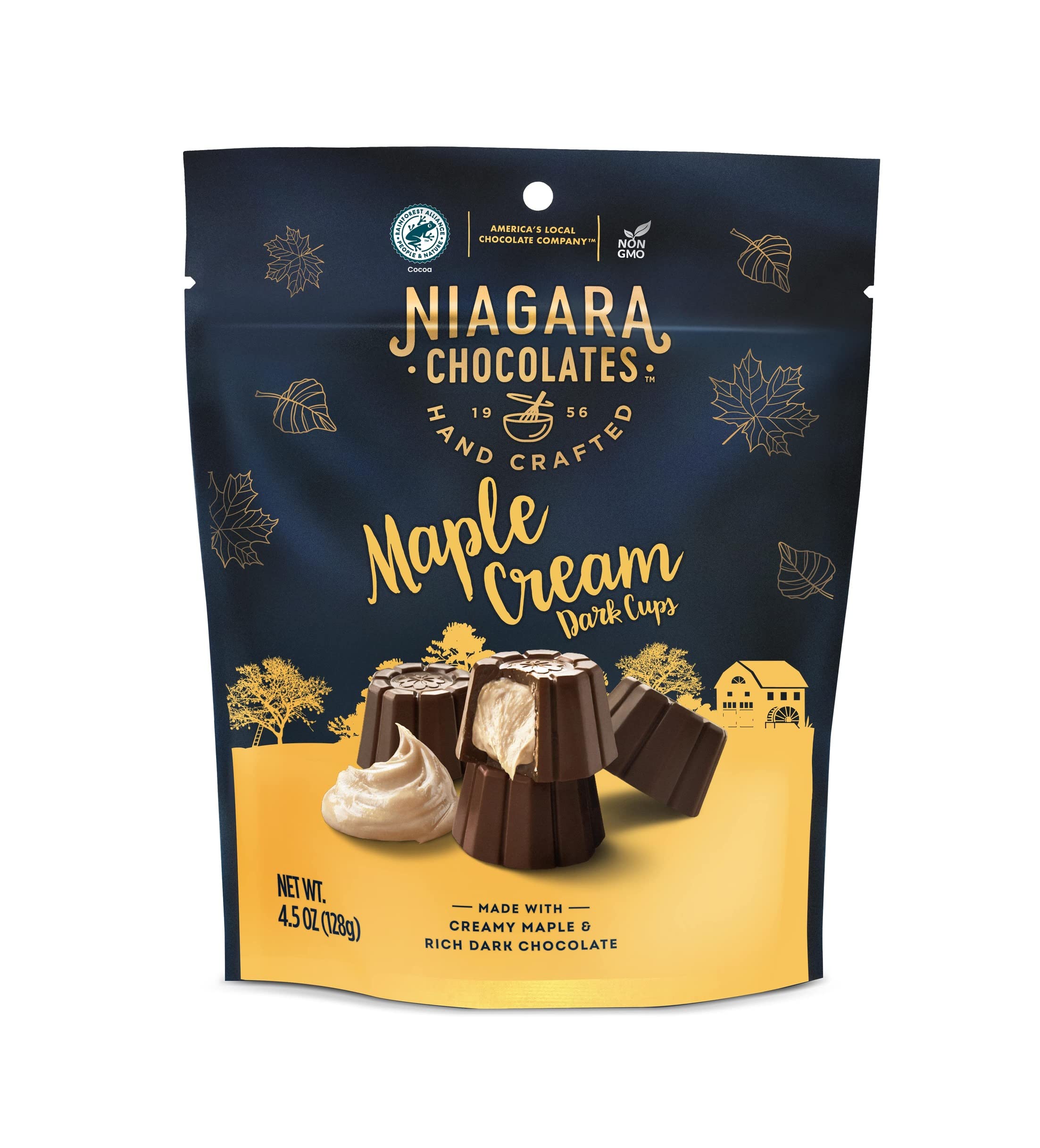 Niagara Chocolates Niagara chocolates Dark chocolate Maple cream cups