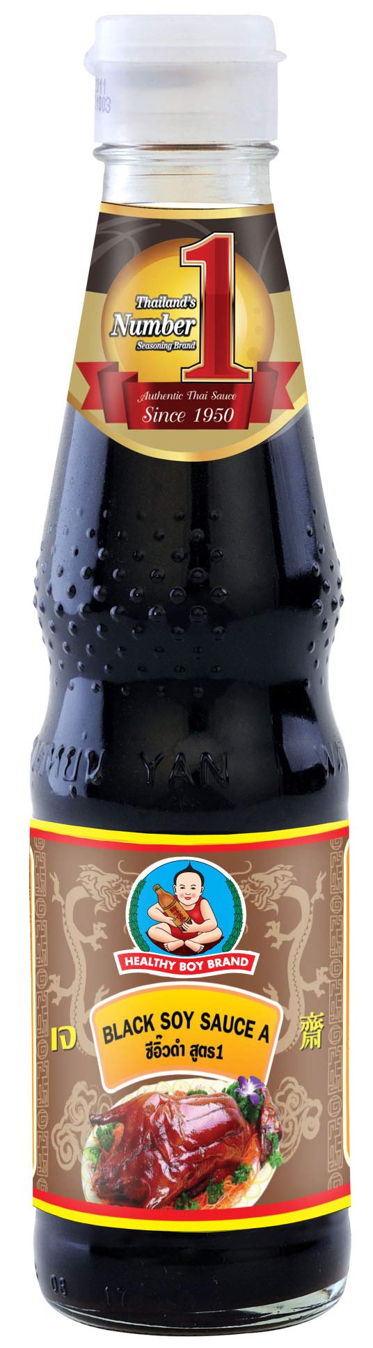 Healthy Boy Thai Black Soy Sauce 14 Ounces Product of Thailand (1 Bottle)