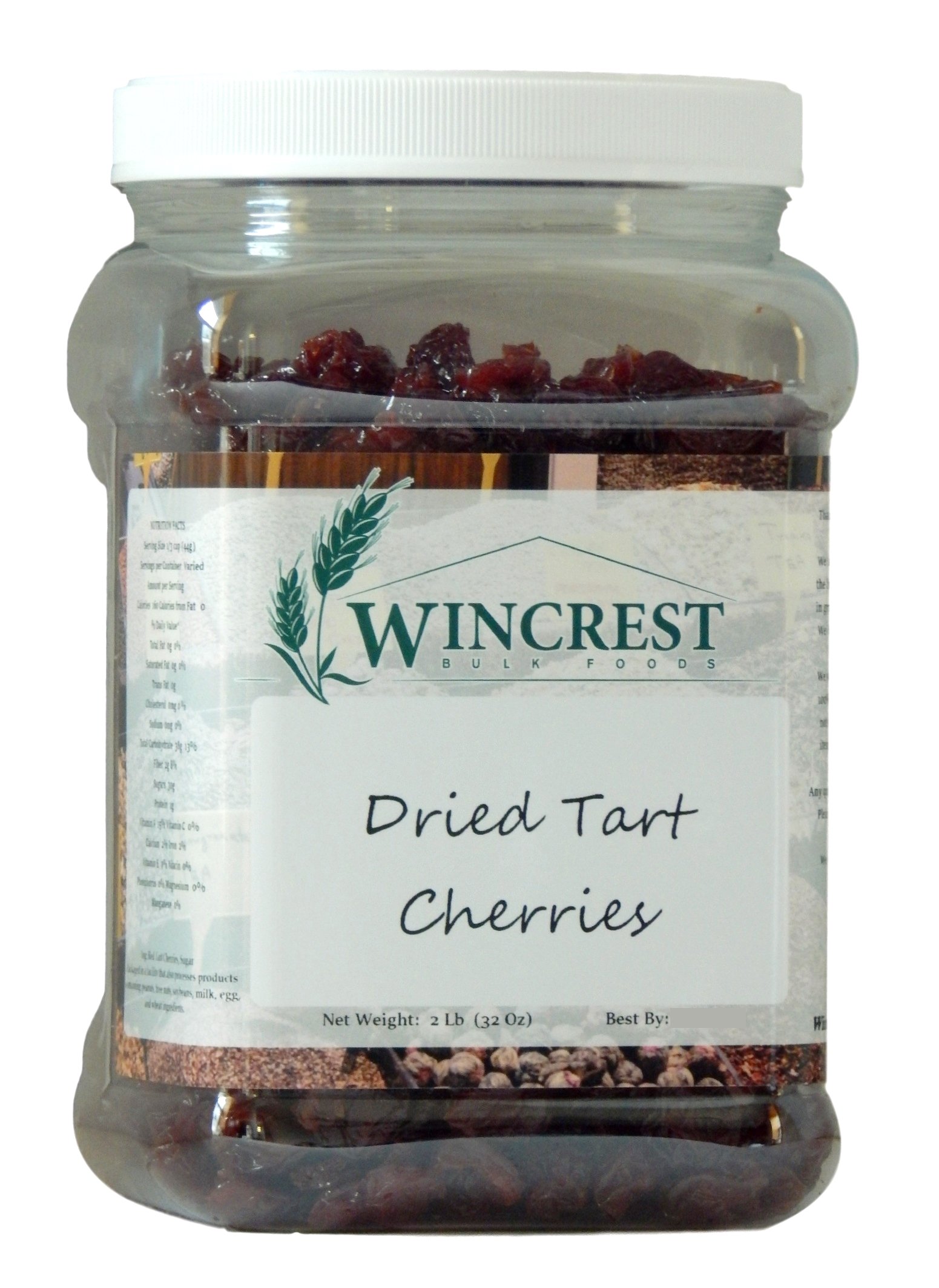 WinCrest Bulk Foods Dried Tart cherries 2 Lb Tub