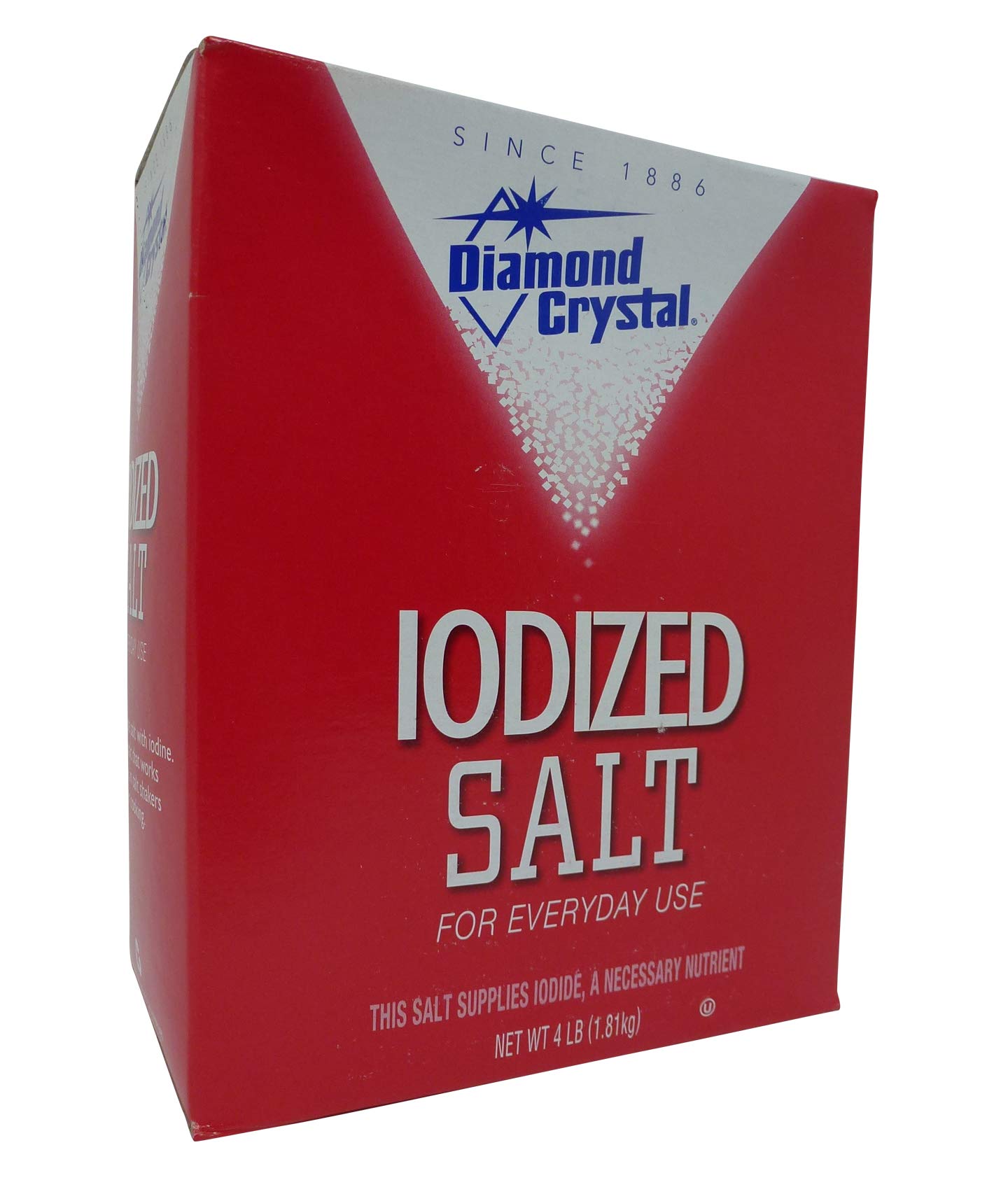 Diamond crystal Table Iodized Salt 4 Pound