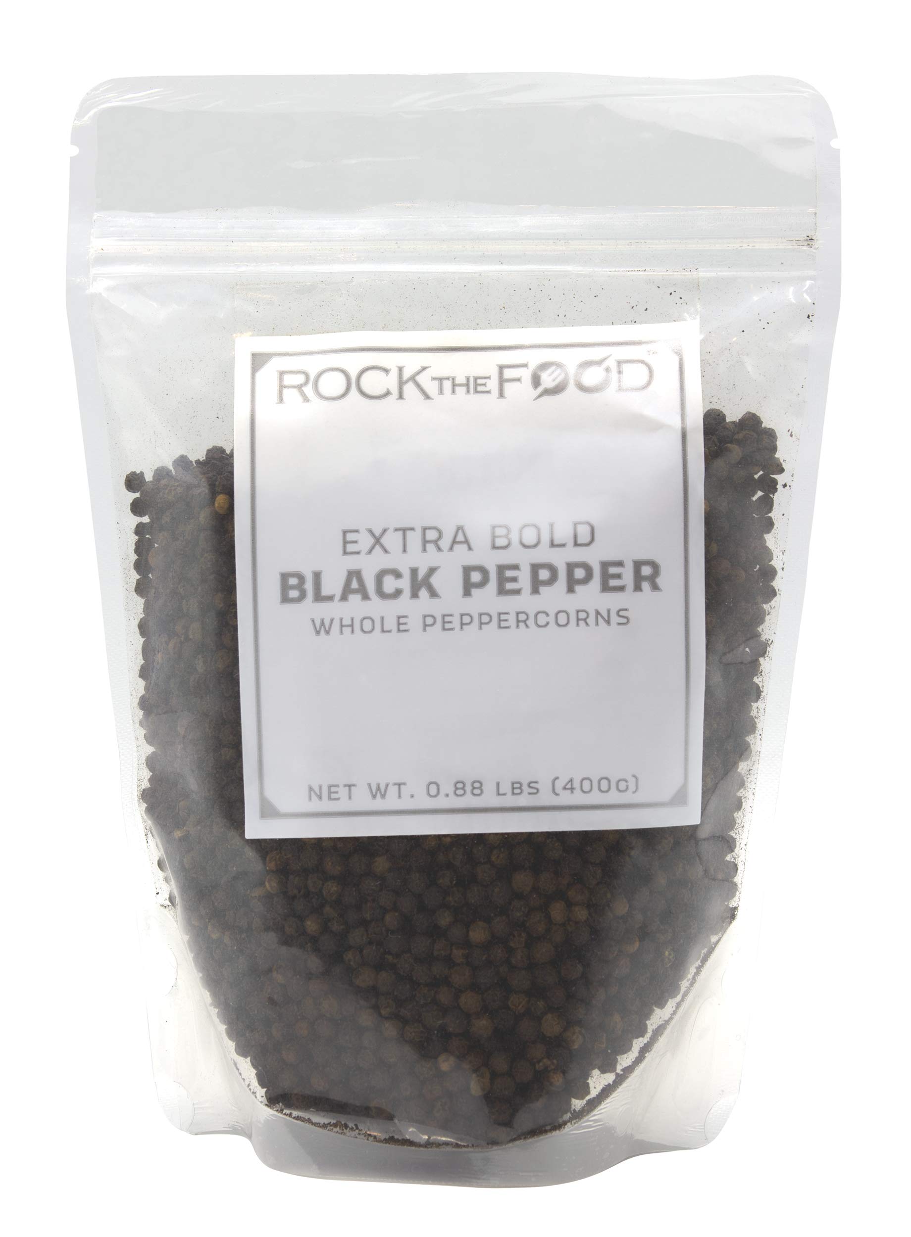 Rock The Food Rock the Food Whole Black Peppercorns for grinder 400g