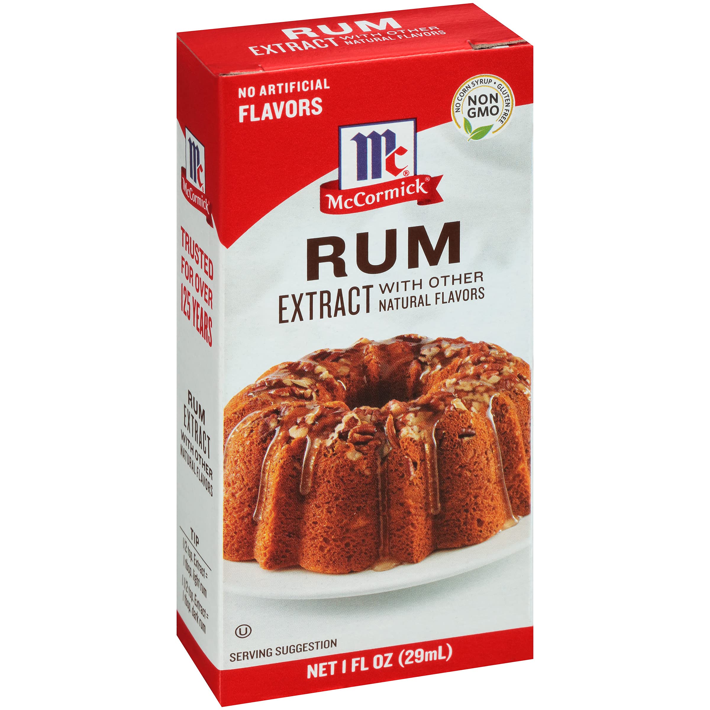 Mccormick Rum Extract With Other Natural Flavors 1 fl oz