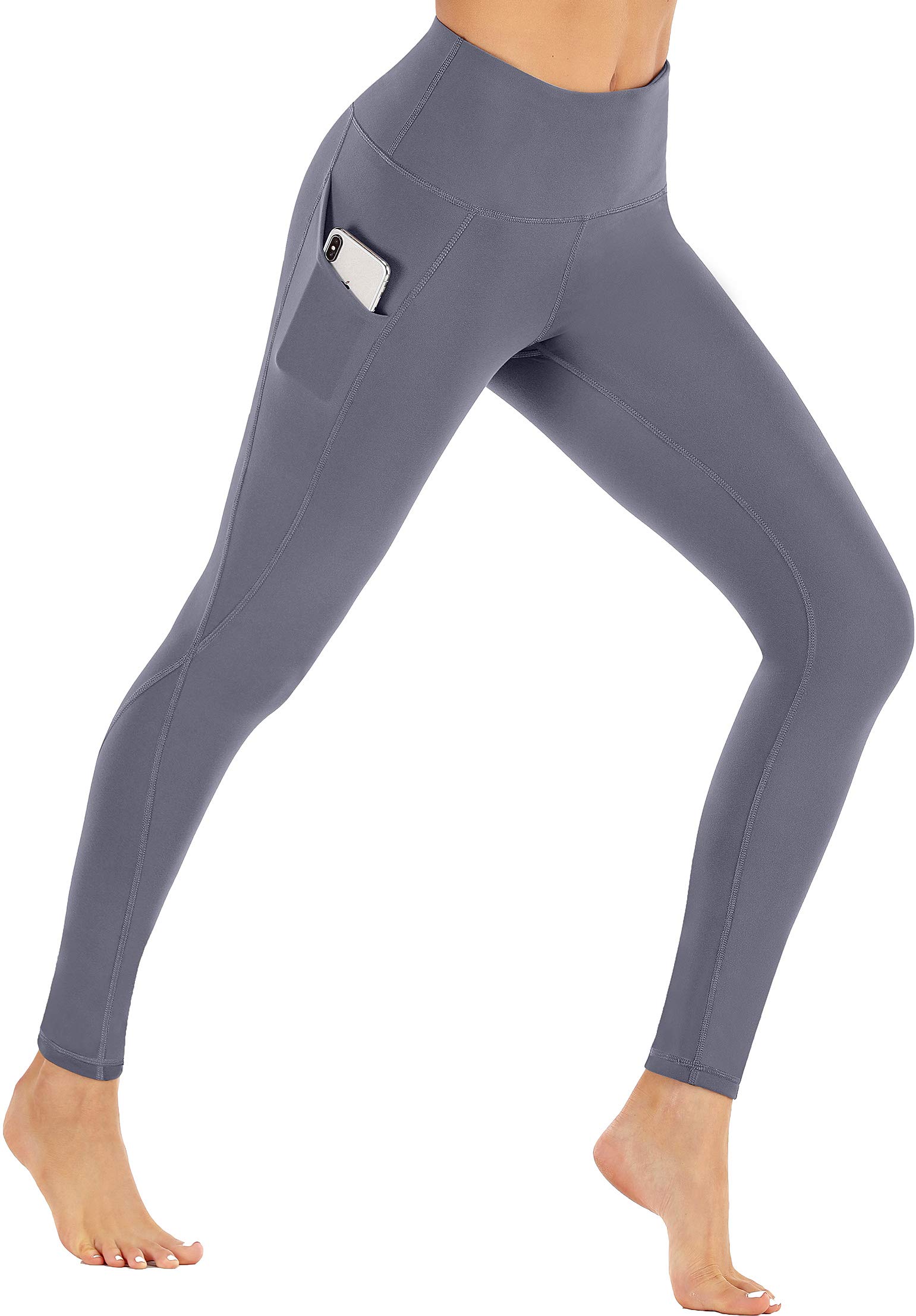 Ewedoos Leggings with Pockets for Women High Waisted Yoga Pants with  Pockets for Women Soft Yoga Pants Women gray