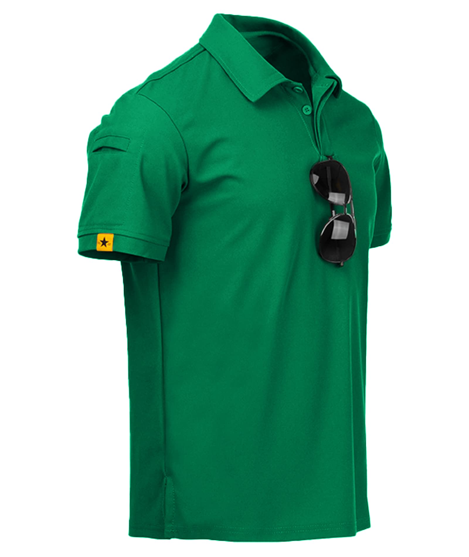 ZITY Mens Polo Shirt Short Sleeve Sports golf Tennis T-Shirt 012-Viridian XL