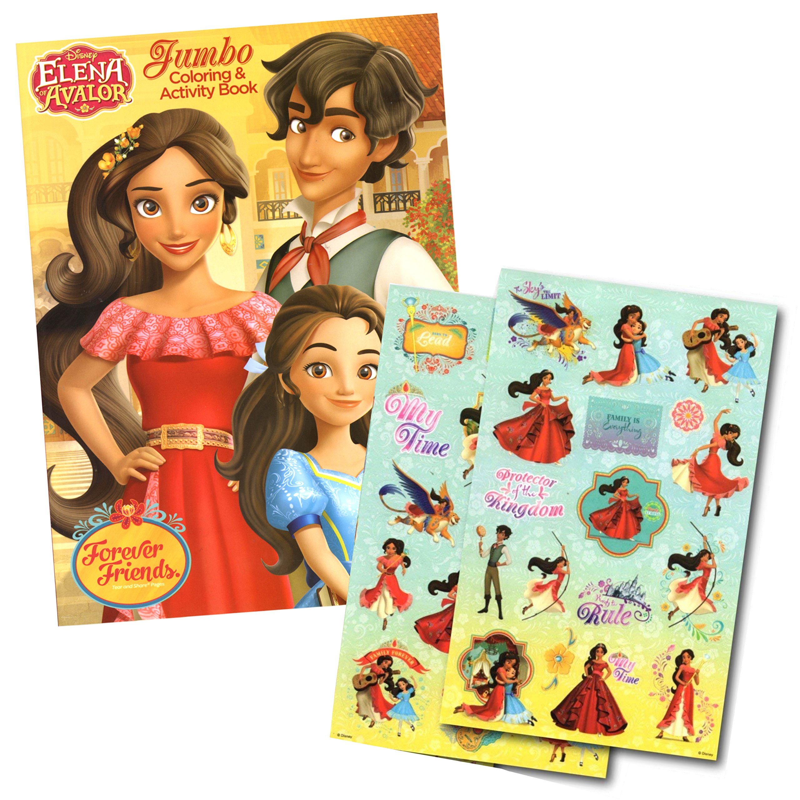Disney Elena of Avalor coloring Book with Elena Stickers (Elena of Avalor)