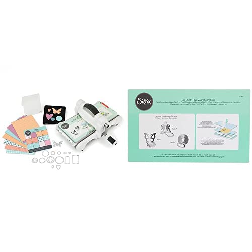 SIZZIX BY ELLISON Sizzix Big Shot Starter Kit 661500 Manual Die cutting & Embossing Machine for Arts & crafts, Scrapbooking & cardmaking, 6A Openi