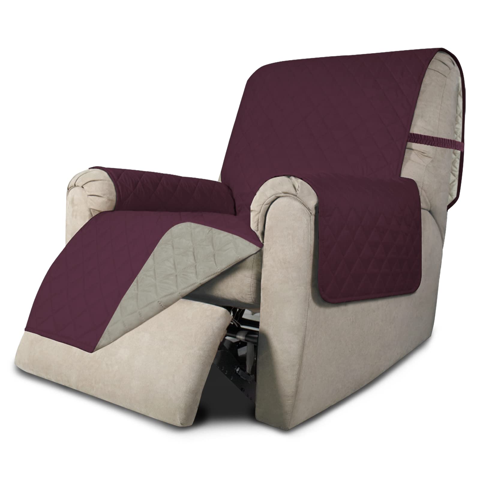 Easy-Going Recliner Chair Slipcover Reversible Sofa Cover Water