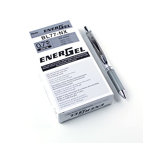 Pentel Energel RTX Retractable Liquid gel Ink Pen, (0.7mm) Medium line