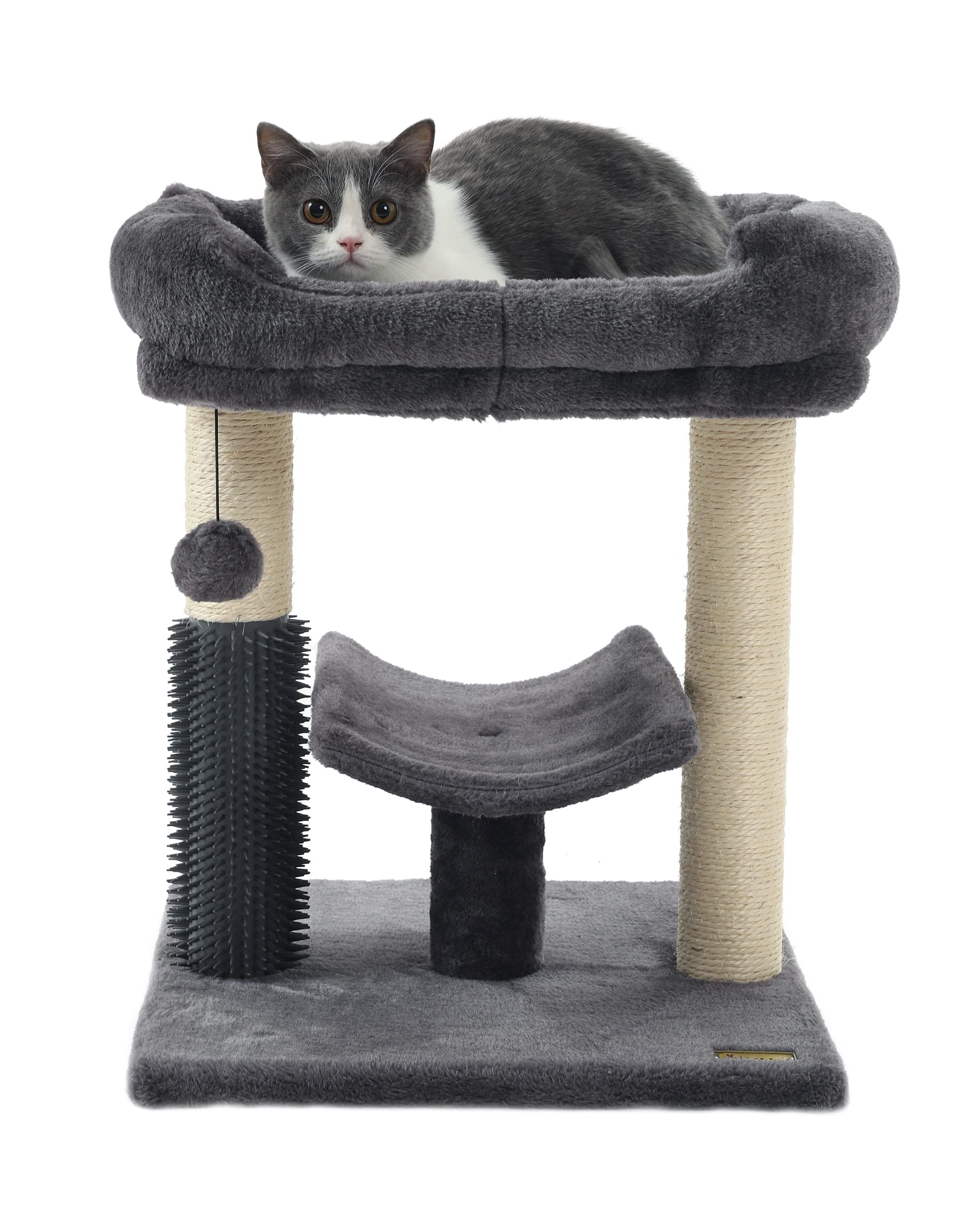 Hoopet cat Tree Tower,cat Scratching Post for Indoor cats,Featuring