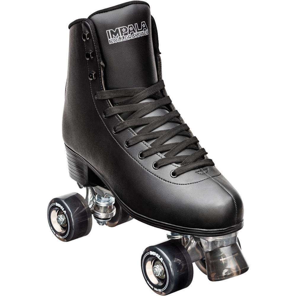 Impala Rollerskates Impala Quad Skate (Big KidAdult) Black 11 (US Mens 9, Womens 11) M