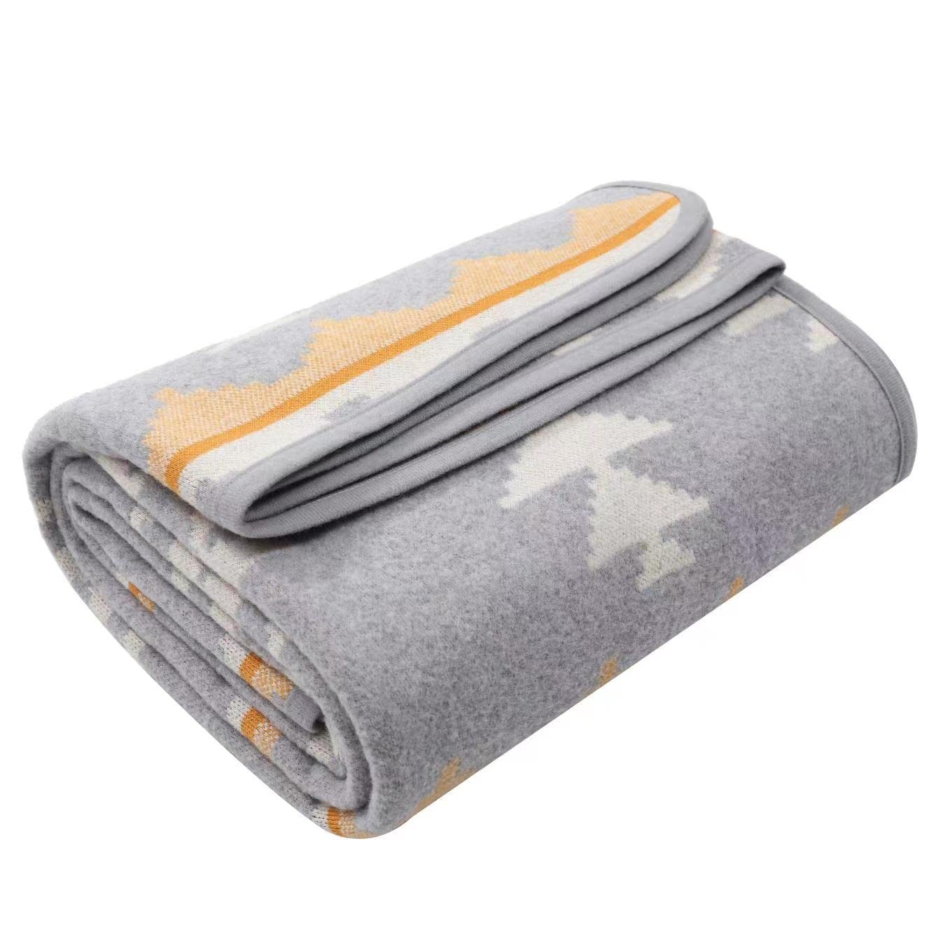 ACUSHLA Acushla Merino Wool Camp Blanket - Warm, Thick, Washable, Large  Throw - Great For Outdoor Camping All Seasons Suitable Morocco W