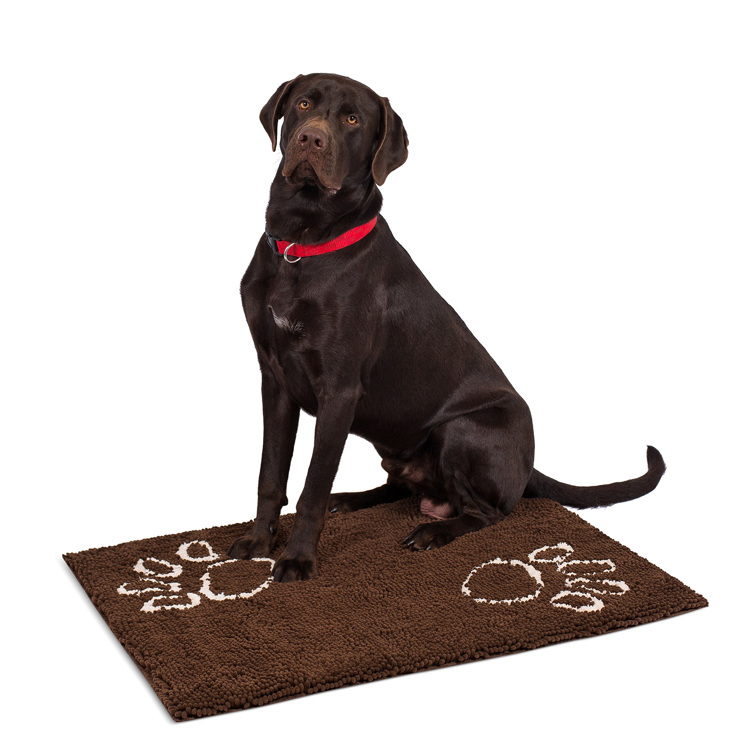 internet\'s best Internet's Best Internets Best chenille Dog Doormat - 35 x 25 - Absorbent Surface - Non-Skid Bottom - Protects Floors