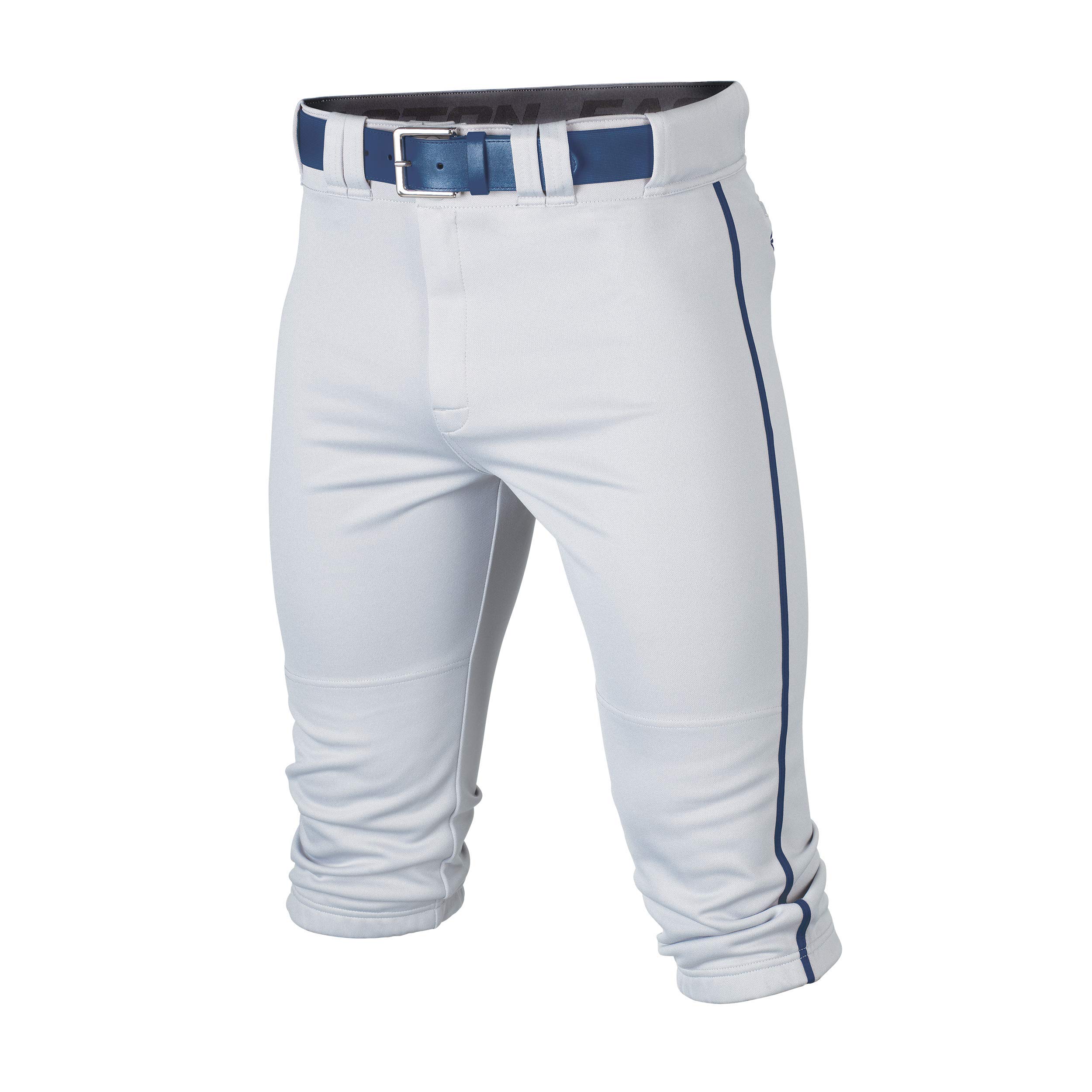 Easton RIVAL KNIcKER Piped Baseball Pant, WhiteNavy, Youth, Large