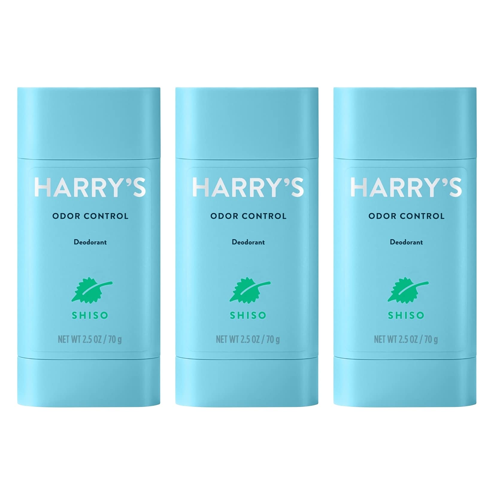 Harry's Harrys Mens Deodorant - Odor Control Deodorant - Aluminum-Free - Shiso (3 Count)