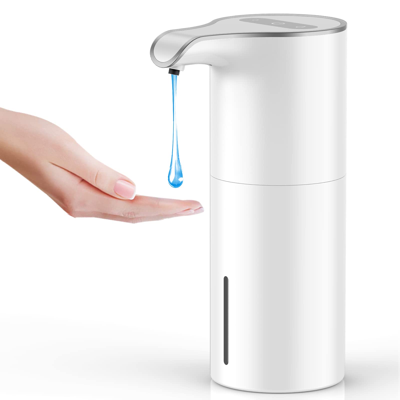 Yikhom Automatic Liquid Soap Dispenser, 1537 Oz450Ml Soap Dispenser, Touchless Hand Sanitizer Dispenser Electric, Motion Sensor