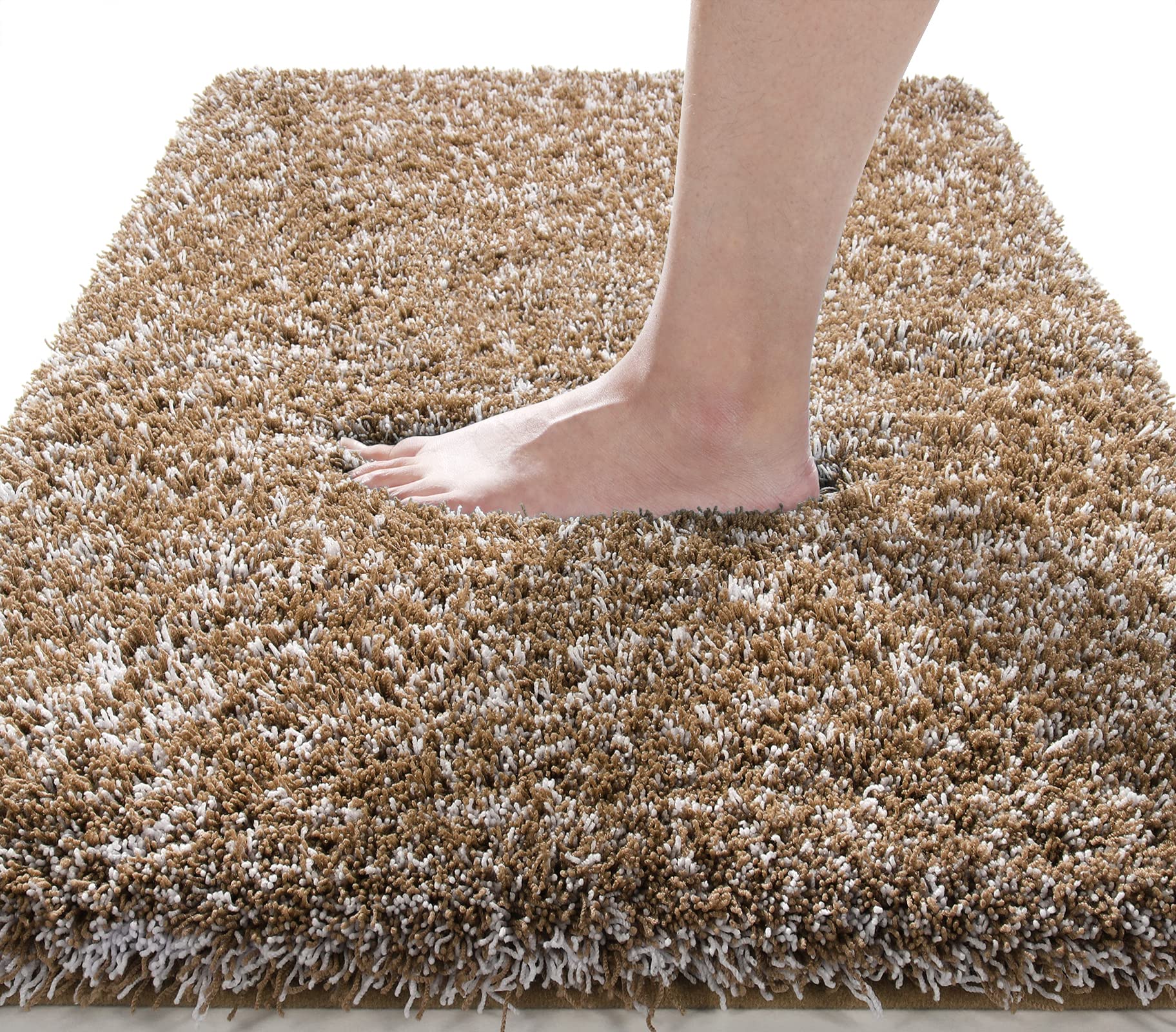 Yimobra Plush Thick And Soft Cut Pile Bathroom Mats, Super Shaggy