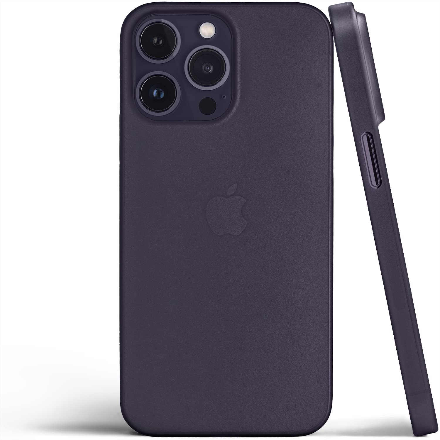 Totallee Thin Iphone 14 Pro Case, Thinnest Cover Ultra Slim Minimal - For Apple Iphone 14 Pro (2022) (Deep Purple)
