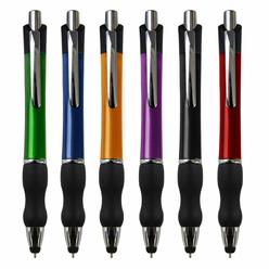 Misibao Retractable Ballpoint Pens Black Ink Pen Medium Point Work Smooth Writing For Men Women Pens For Universal Touchscreen D