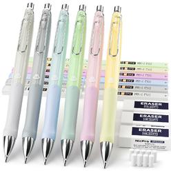 Nicpro 6 Colors Pastel Mechanical Pencil Set 05 Mm, Cute Mechanical Pencils With Comfort Grip With 12 Tubes Hb Lead Refill, 3 Er