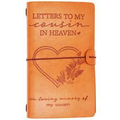 Xpl Cousin Memorial Remembrance Gift-Bereavement Gift-Refillable Travel Photo Diary Journal-Those We Love Dont Go Away-Letters T