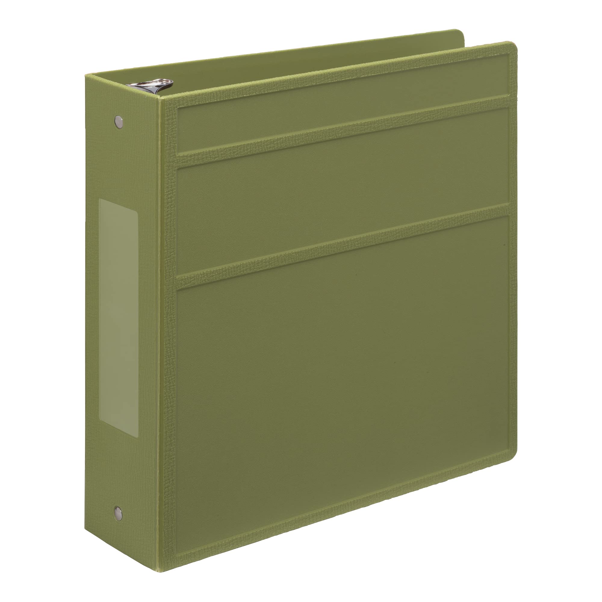Carstens 3- Inch Heavy Duty 3-Ring Binder - Side Opening, Sage