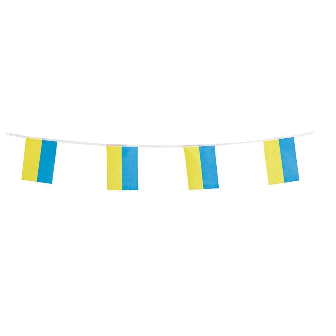 pretty_jessie Ukraine Flags Ukrainian Small String Flag Banner Mini National Country World Flags Pennant Banners For Party Events Classroom Ga