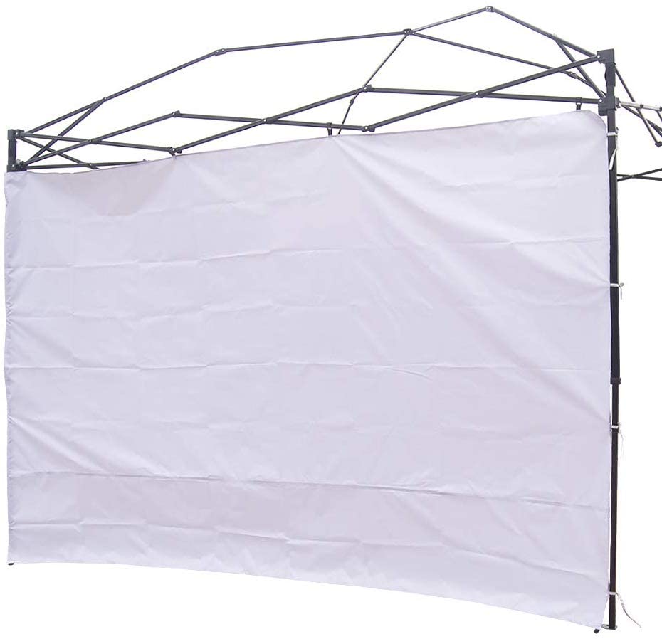 Ninat Canopy Sunwall Sidewall Gazebos Tent Waterproof For 8X8Ft Pop Up Canopy Straight Leg Gazebos Outdoor Instant Canopies 1 Pc