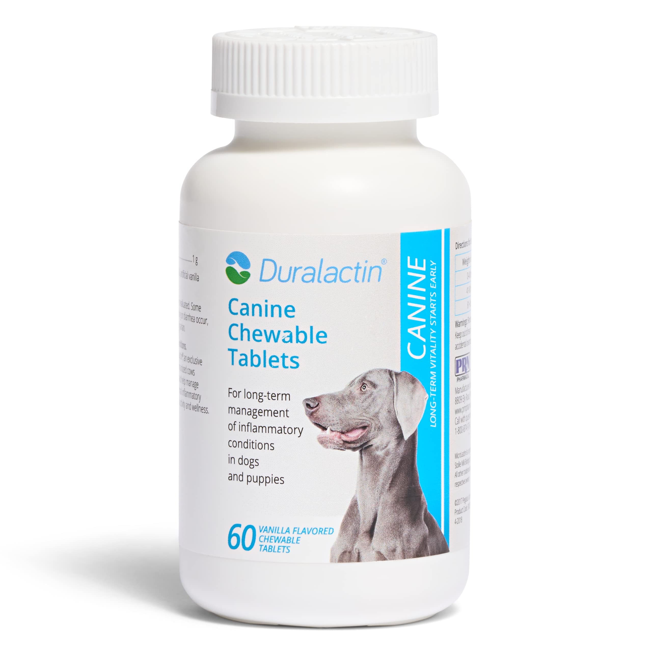 Veterinary Products Laboratories PRN Pharmacal Duralactin canine chewable Tablets - Joint Health Supplement for Dogs & Puppies Supports Mobility & Wellness - Tab