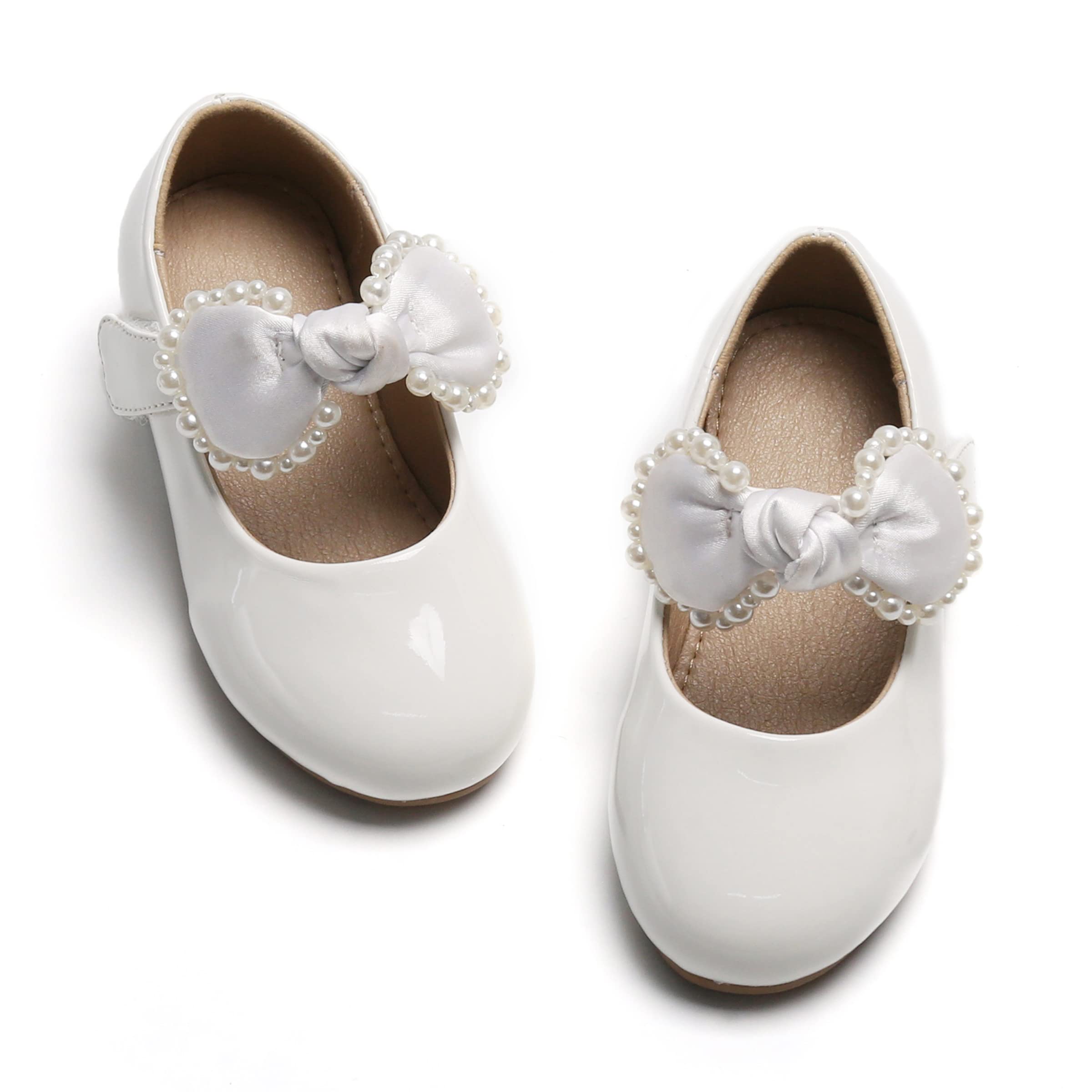 Otter MOMO ToddlerLittle girls Mary Jane Ballerina Flats Shoes Size 8 Slipon School Party Dress