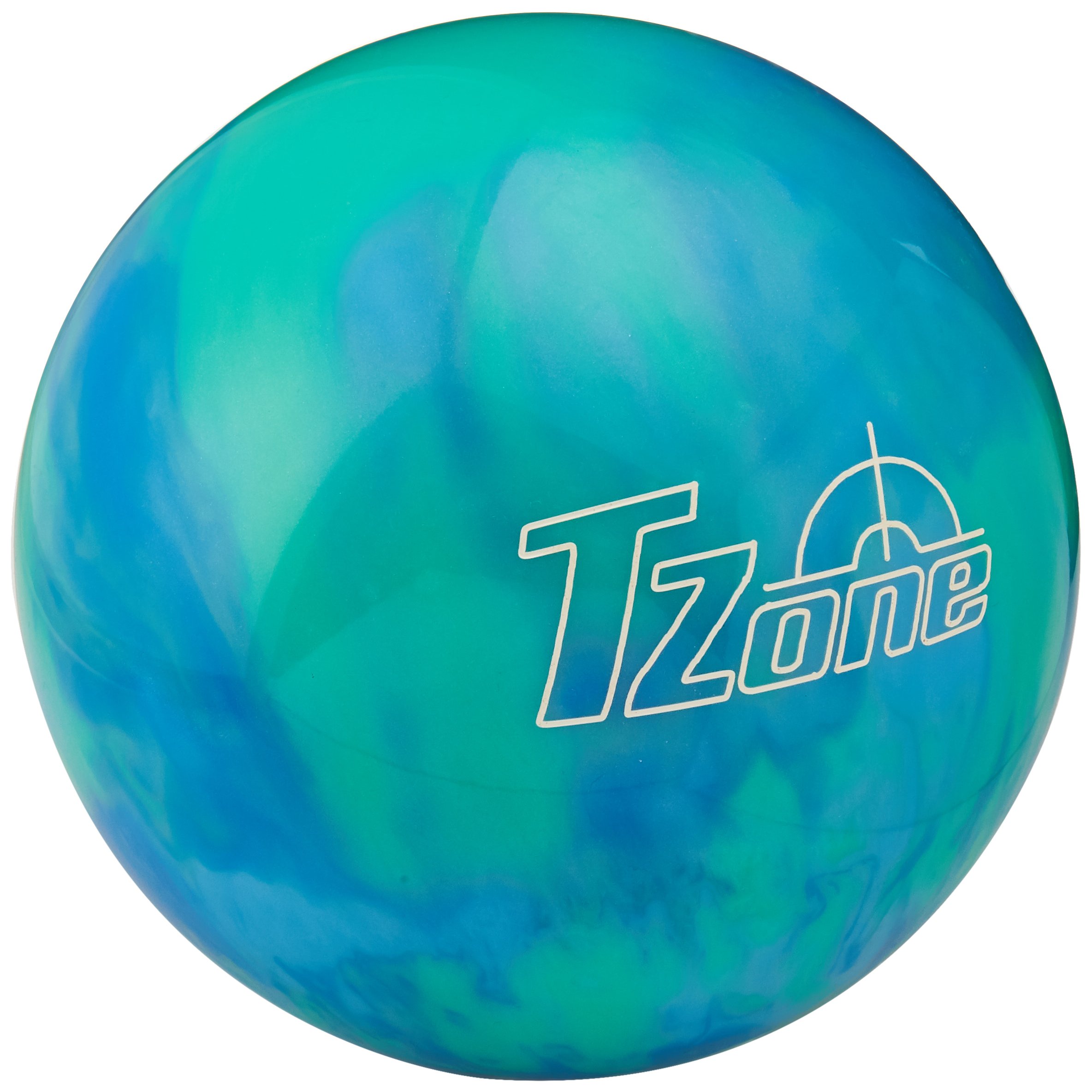 Brunswick Tzone Caribbean Blue Bowling Ball (16-Pounds)
