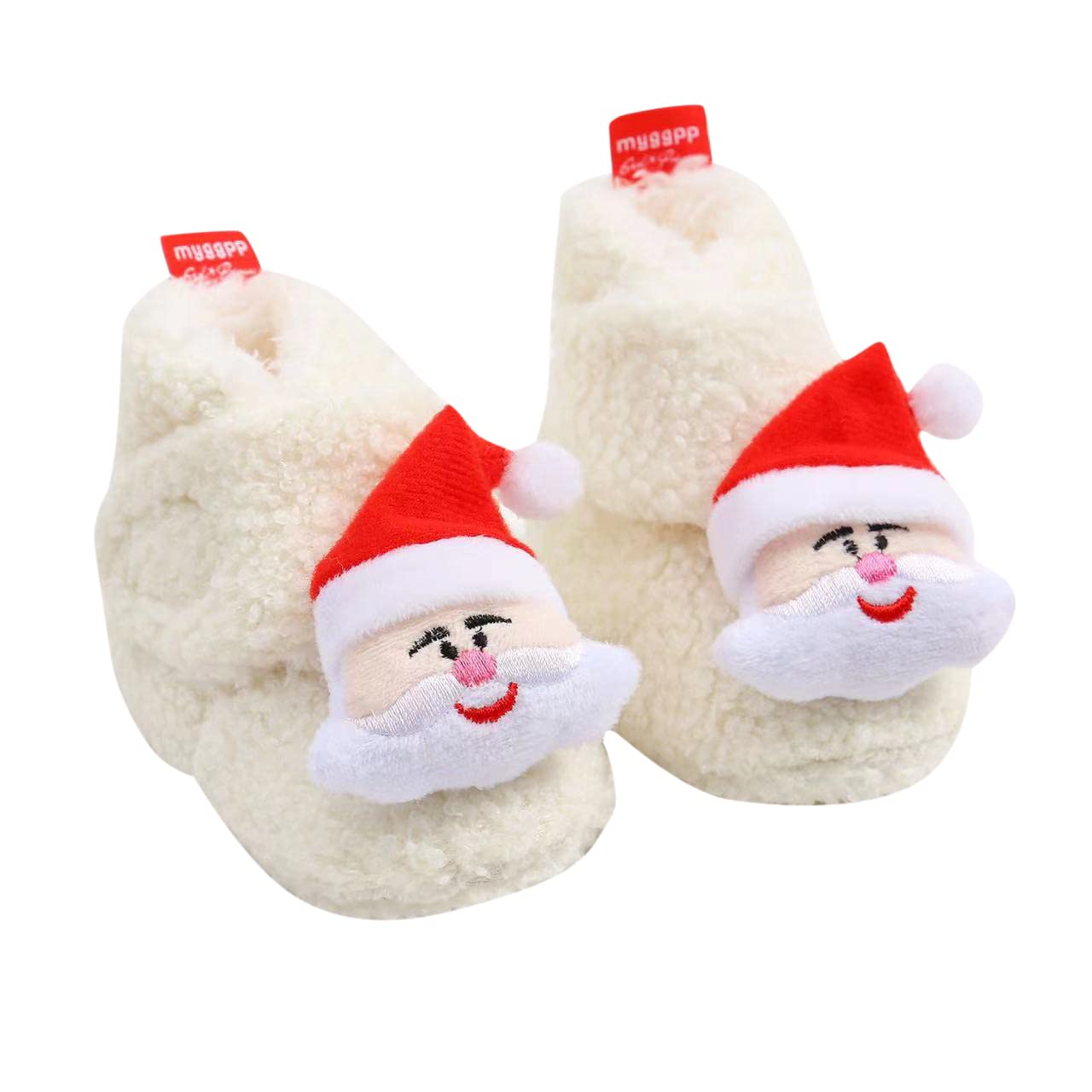 LIVEBOX Baby Booties Toddler Infants christmas Slippers Soft Fleece crib Shoes for Newborn Boy girl 3 6 Months