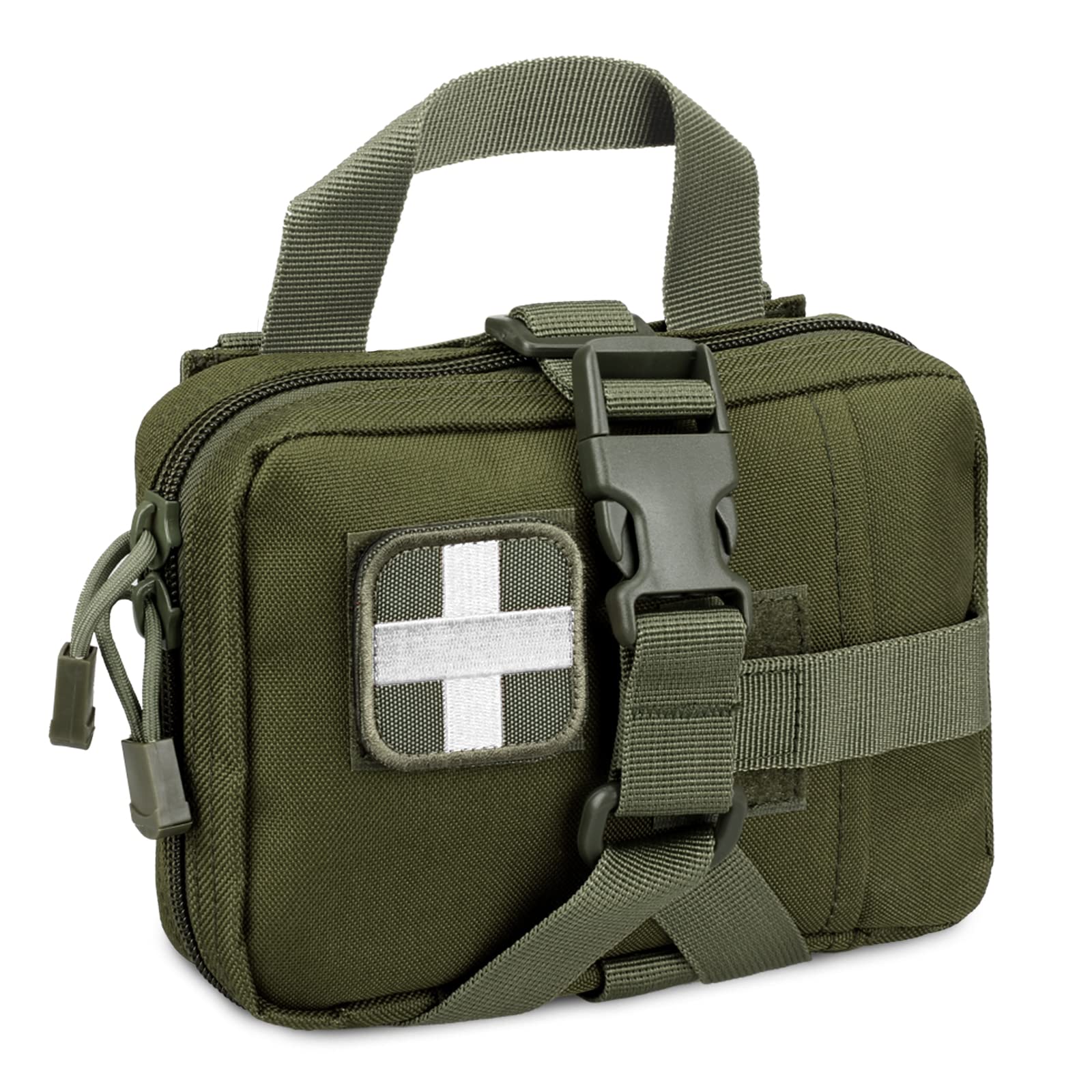 Livans Tactical Emt Pouch, Rip Away Molle Medical Pouches Ifak Tear-Away First Aid Kit Emergency Survival Bag For Travel Outdoor