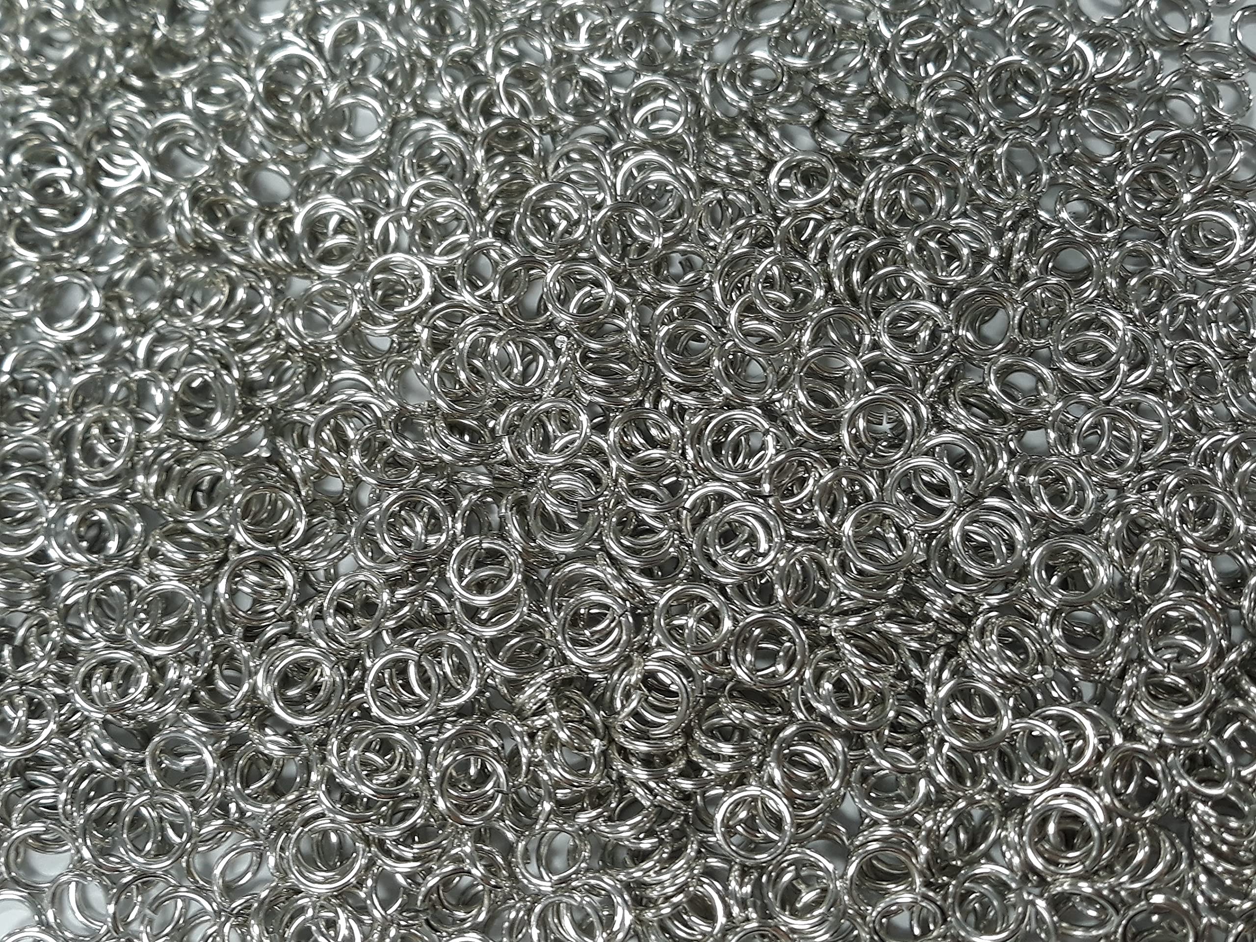 Chainmail Joe 1 Pound Bright Aluminum chainmail Jump Rings 16g 14 ID (3600  Rings)