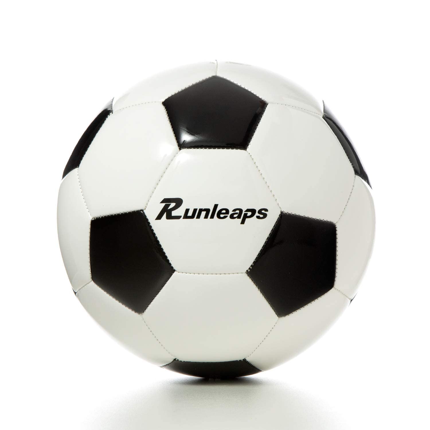 Runleaps Soccer Ball Size 3 For Kids, Ball Toys With Star Pattern Official Size Soccer Balls For Training, Playing, Boys, Girls,