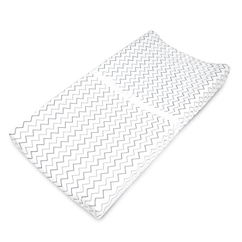American Baby Company Printed 100 Cotton Knit Fitted Contoured Changing Table Pad Cover - Compatible With Mika Micky Bassinet, G