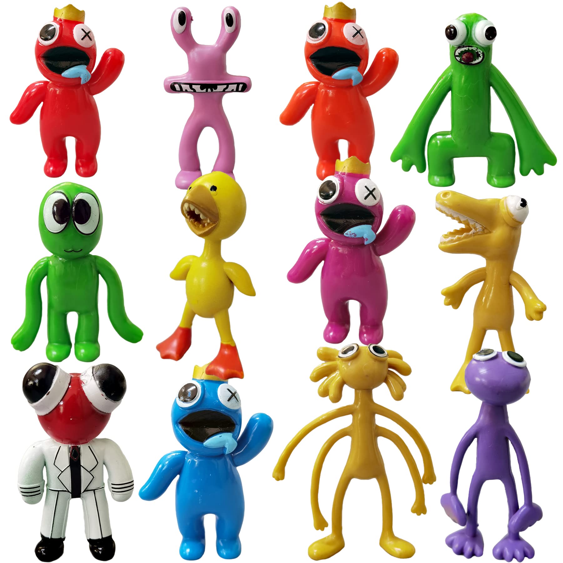 Rainbow Friends Roblox Game Surrounding Roblox Rainbow Friends Set of 12  Collectible Figure