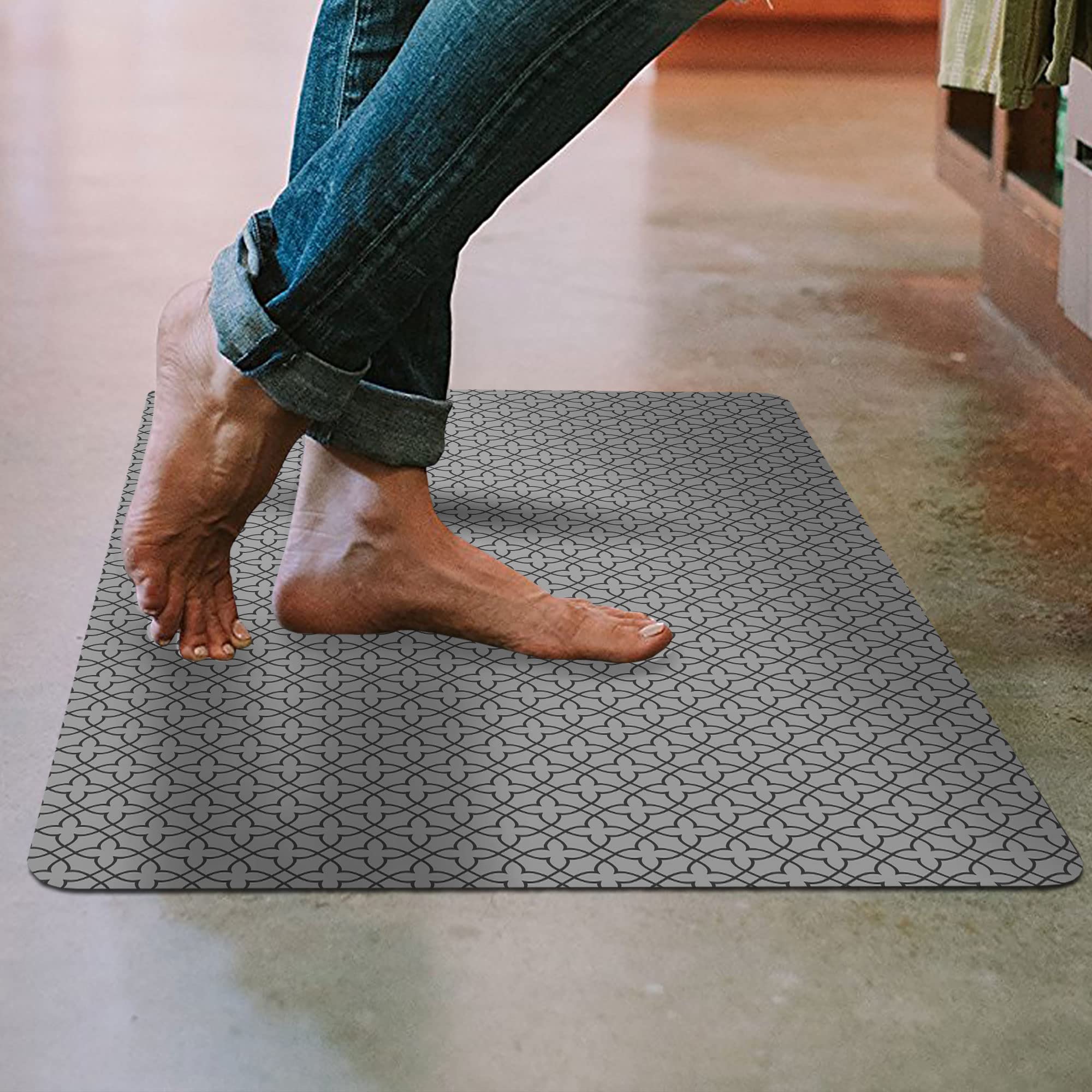 Shape28 Floor Mat Ultra-Thin Kitchen Rug With Non Slip Rubber