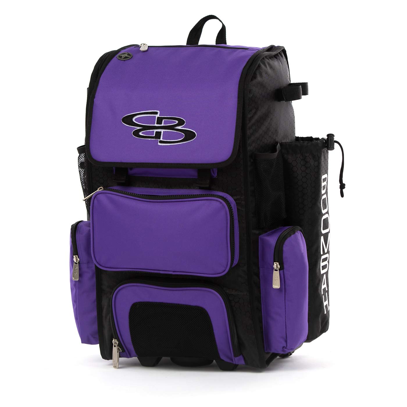 Sac De Baseball/softball Roulant Superpack – 23,5x13,5x9,5 Pouces, Nylon, Multi Poches