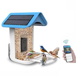 Sainlogic Smart Bird Feeder with camera Free AI, Bird Feeder with HD camera, Bird Feeder camera with Bird Videos Motion Detectio